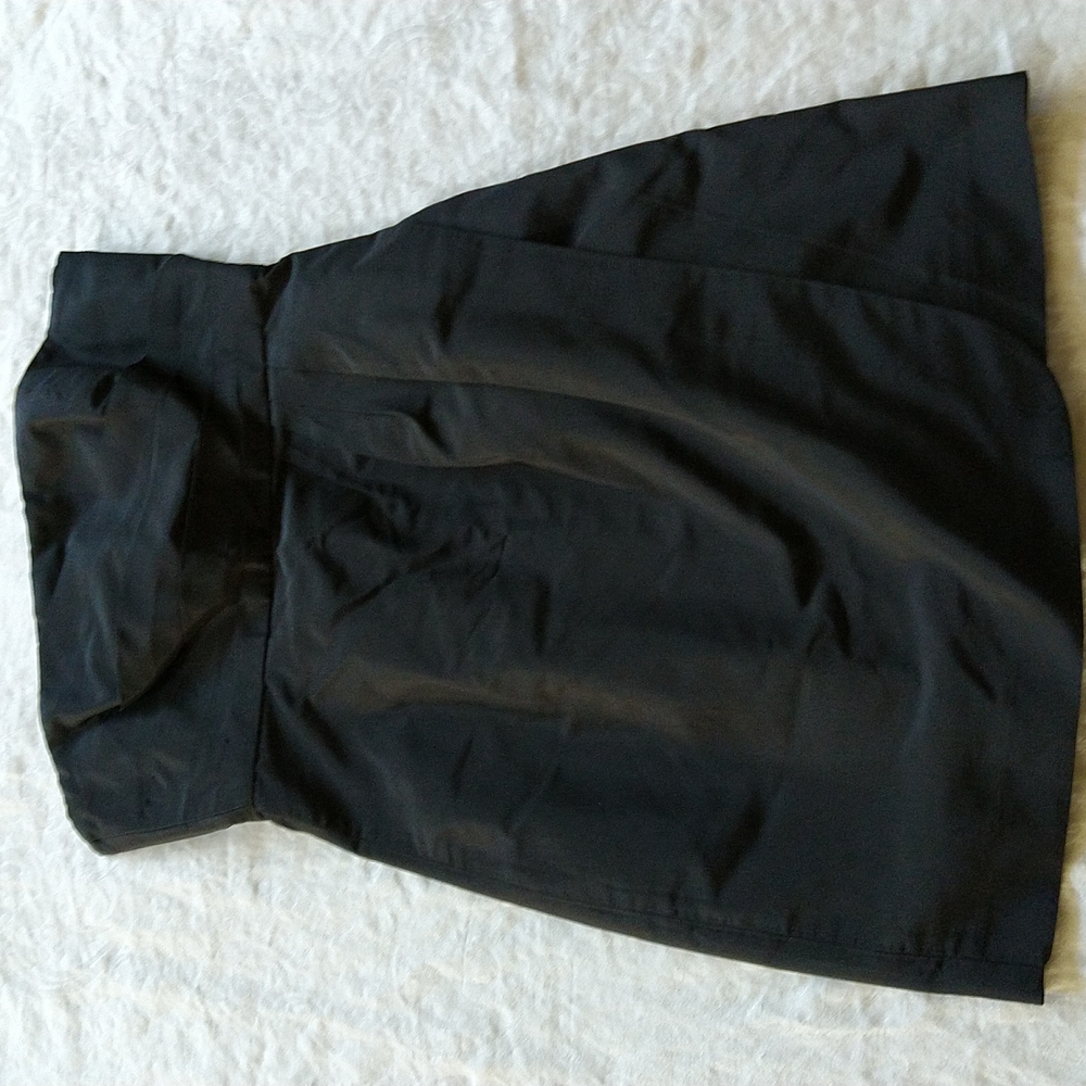 J.Crew sz.2 petite black strapless dress